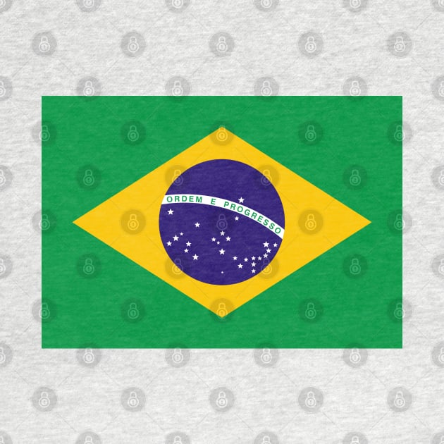 Flag of Brazil (Brasil) by COUNTRY FLAGS